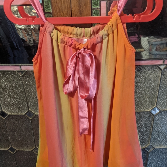 Satin Strap Top - Picture 1 of 4